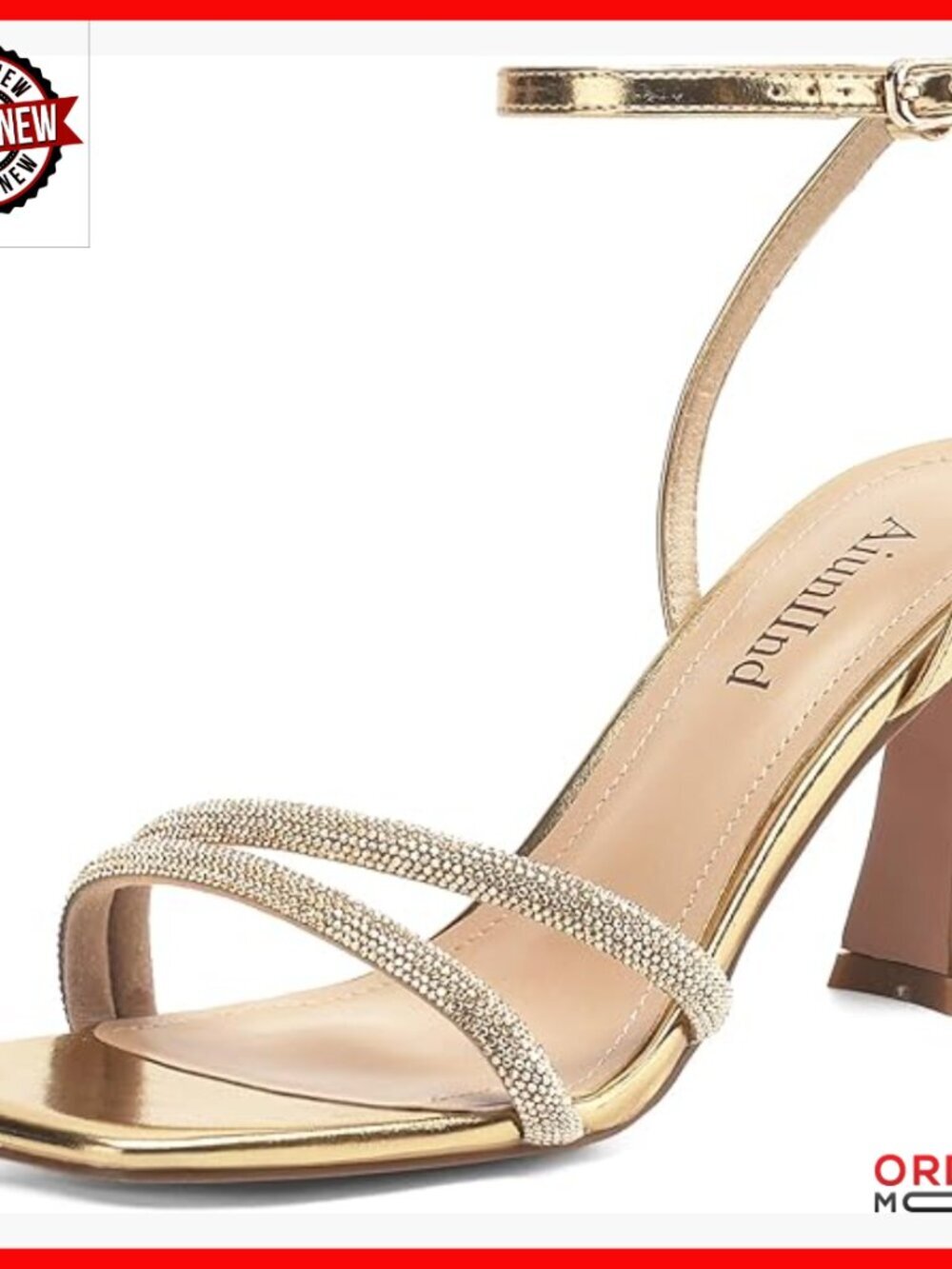 Women's Chunky Heel Sandals 3 Inch Block Heels Ankle Strap Open Toe